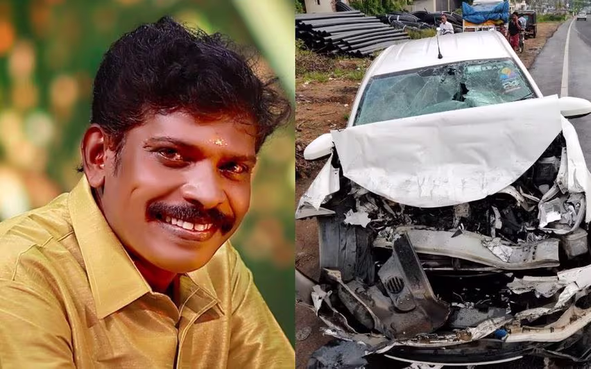 നടൻ കൊല്ലം സുധി വാഹനാപകടത്തിൽ മരിച്ചു; ബിനു അടിമാലി ഉൾപ്പെടെ 3 പേർക്ക് പരുക്ക്
